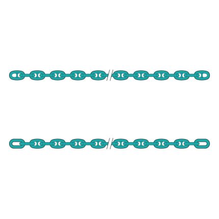 stud link anchor chains