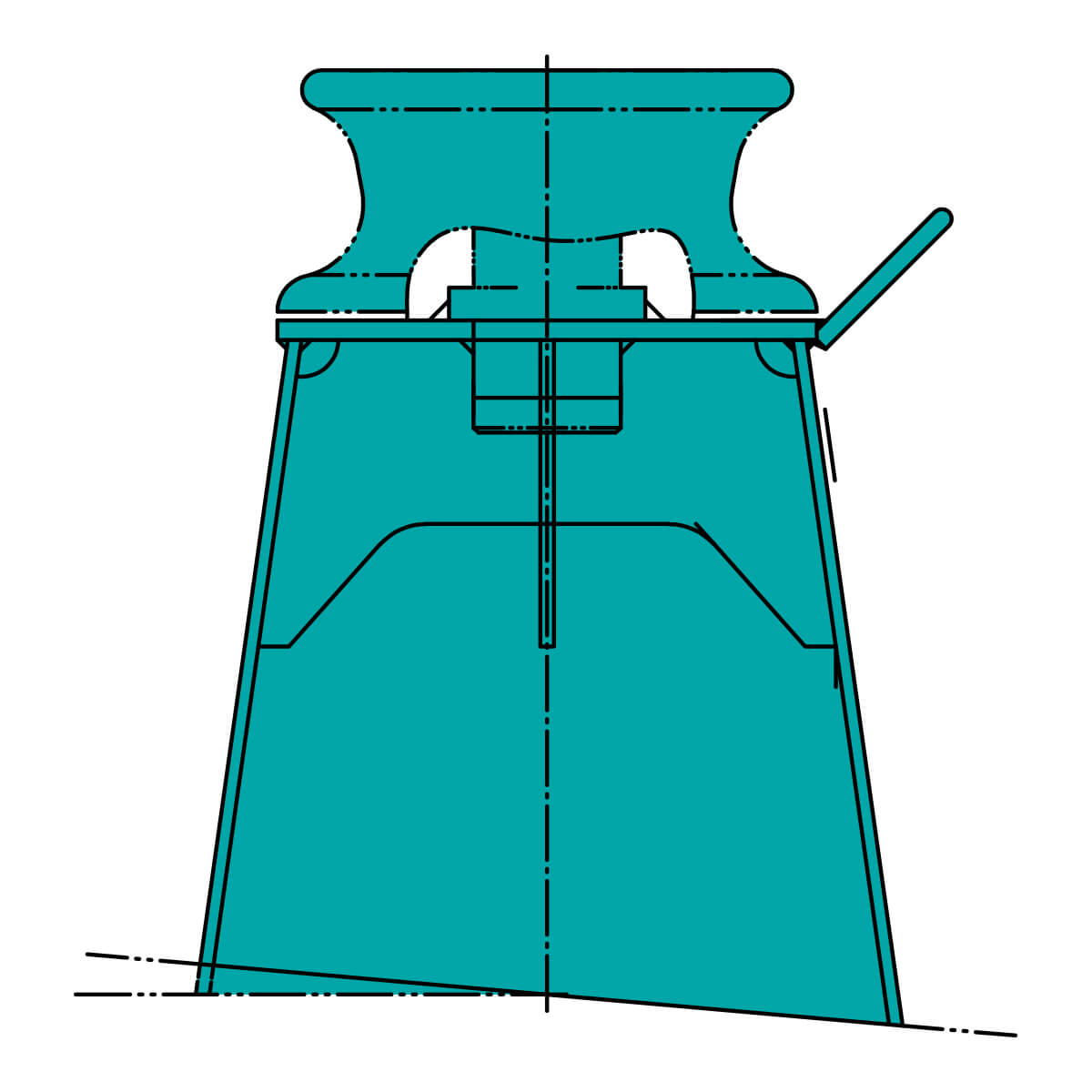Pedestal Fairleads Pedestal Fairleads